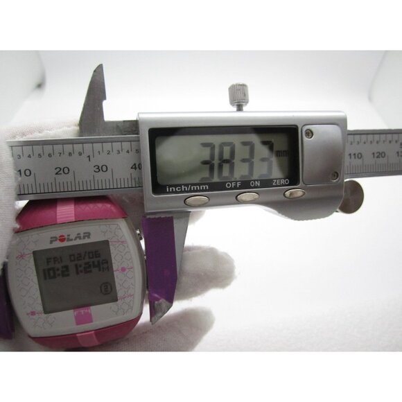 Women Polar Heart Rate Quartz WR Digital 38mm Round Watch (I33) "New Battery" - Picture 2 of 11